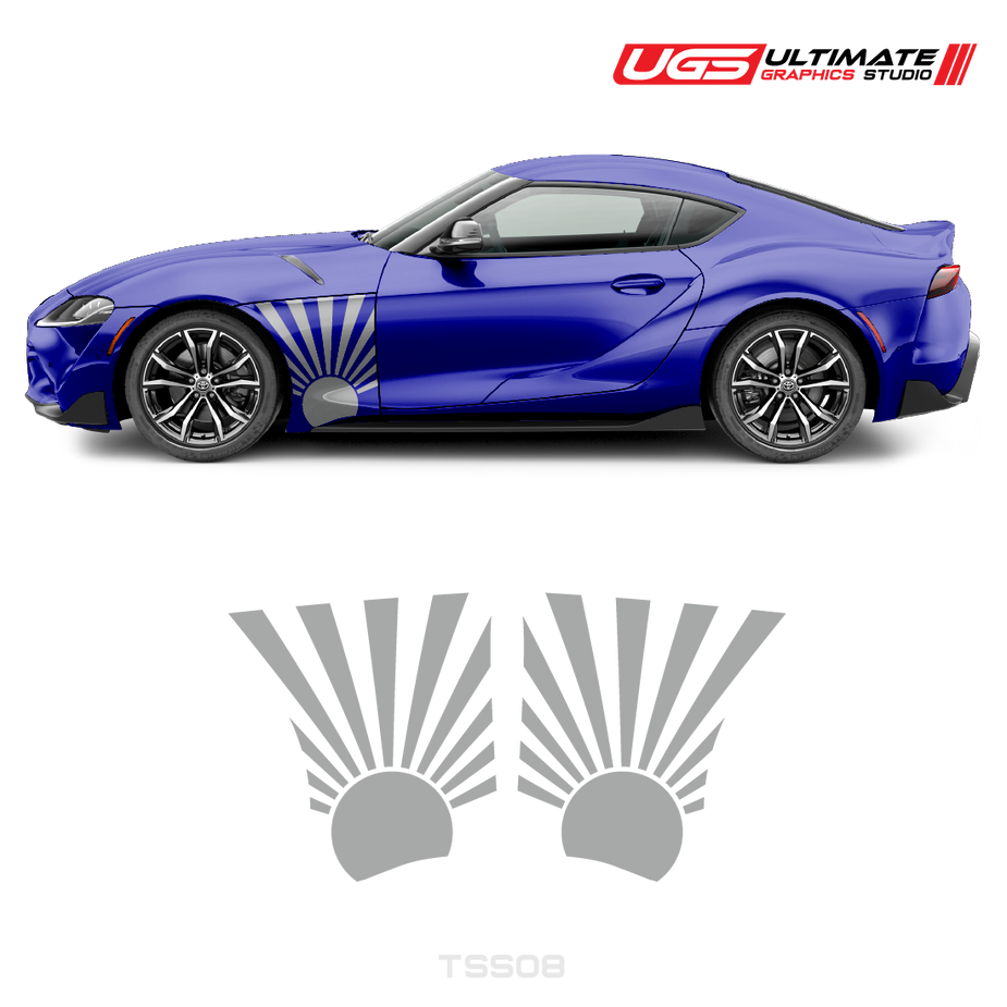 Supra Graphics Toyota Supra Accents Graphics | Vinyl 2 Pc Graphics – Ultimate Graphics ...