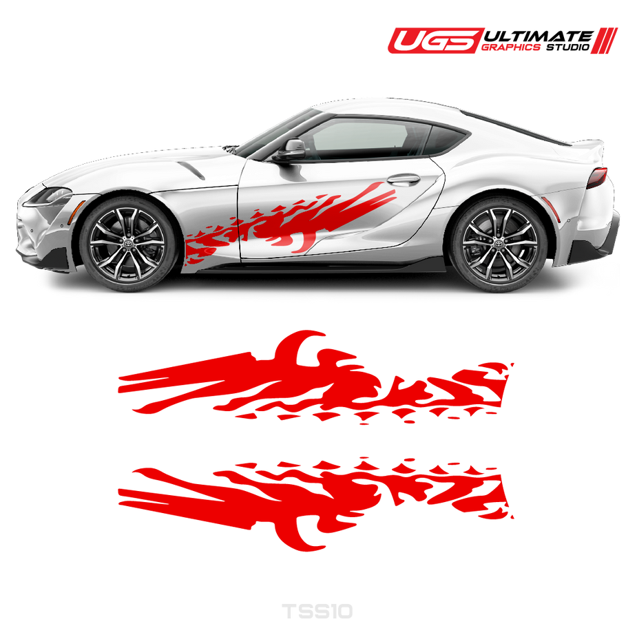 Supra Graphics Toyota Supra Accents Graphics | Easy Installation – Ultimate Graphics ...